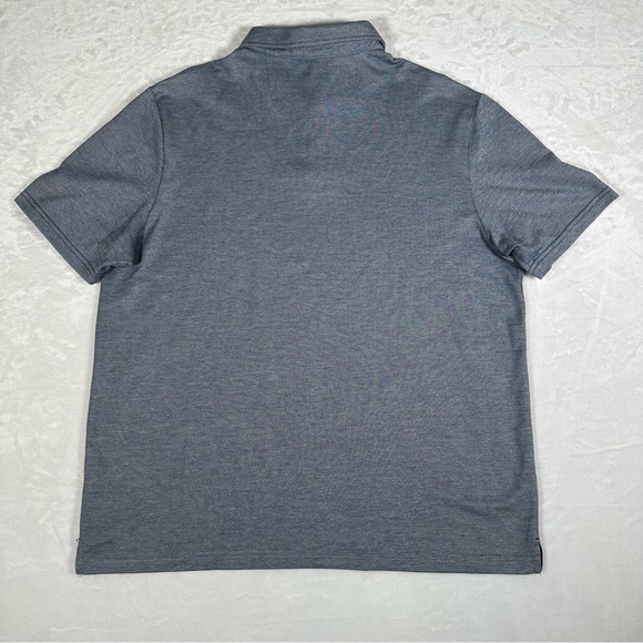 Nat Nast Polo Shirt Men Size XL Gray Short Sleeve Stretch Comfort Golf EUC - Picture 10 of 10